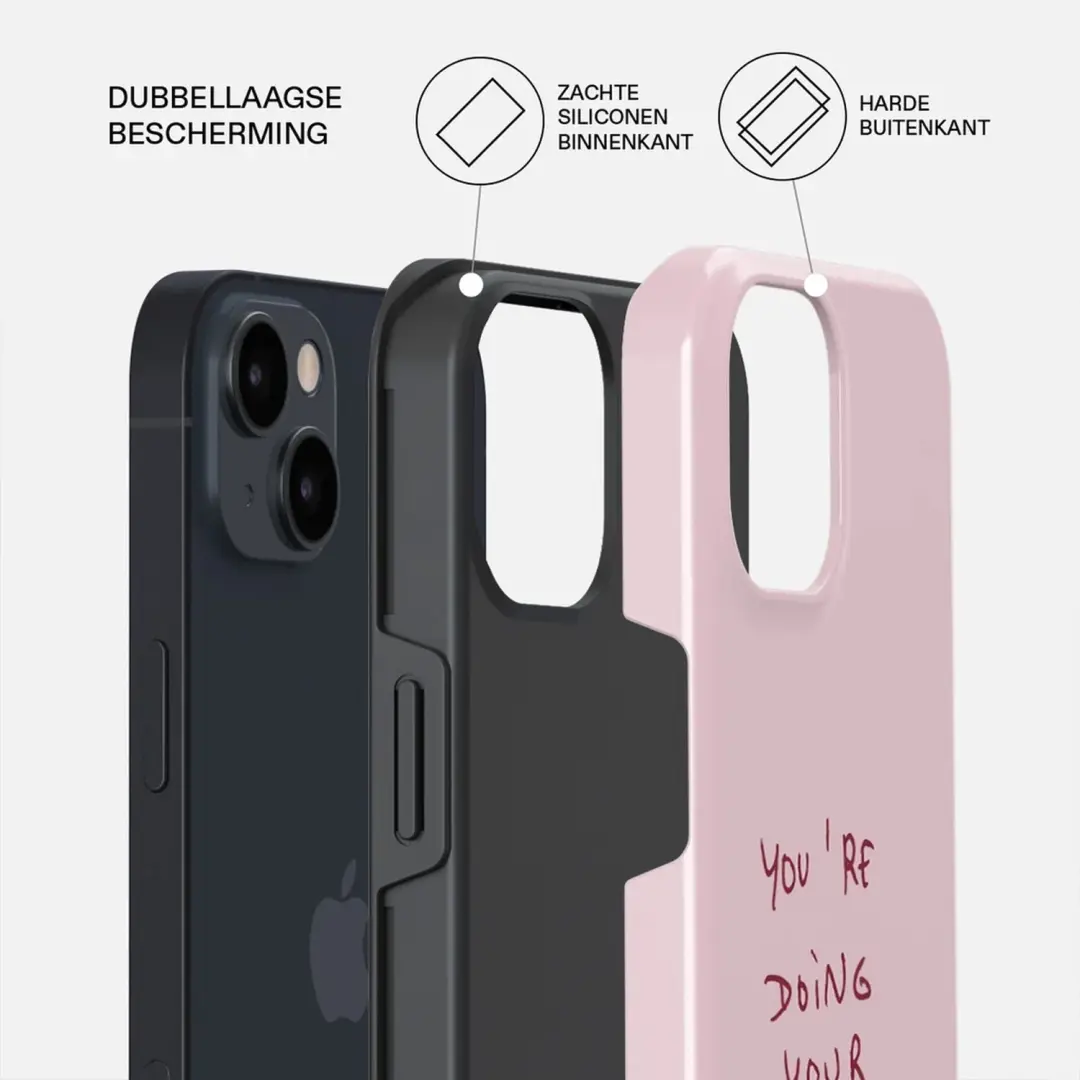 Burga Tough Backcover MagSafe voor iPhone 15 - Roze - afbeelding 2 van 4