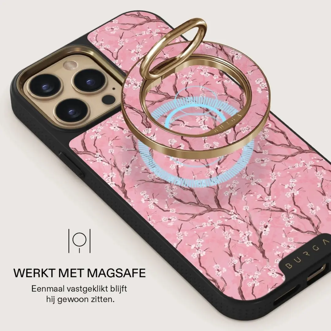 Burga Magnetic Ringholder Gold - Sakura - afbeelding 5 van 5