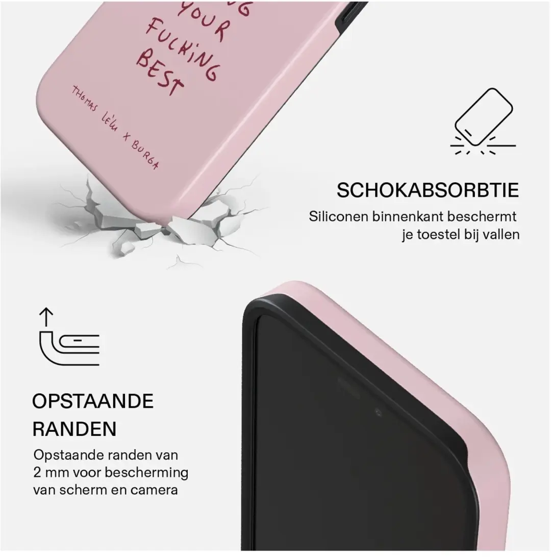 Burga Tough Backcover iPhone 18 Pro Max - MagSafe - Roze - afbeelding 5 van 6