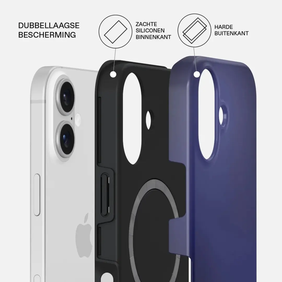 Burga Tough Backcover MagSafe Hoesje iPhone 16 - Moonwalker - afbeelding 2 van 4
