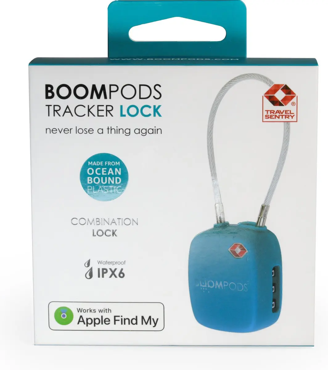 Boompods LOCK TSA Bag Tracker - Zwart - afbeelding 3 van 6