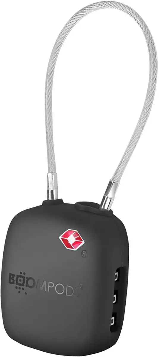 Boompods LOCK TSA Bag Tracker - Zwart - afbeelding 6 van 6