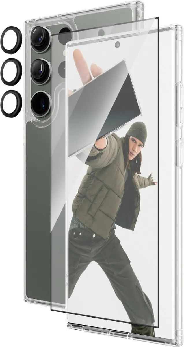 Telefoonhoes Panzer Glass B1212+7352 Transparant Galaxy S24 Ultra