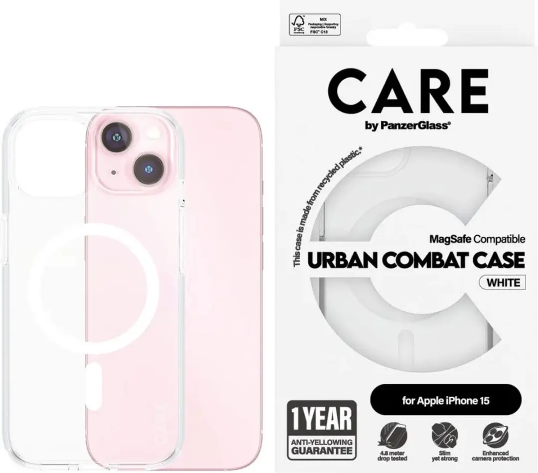 PanzerGlass CARE Flagship Hoesje iPhone 15 MagSafe - afbeelding 3 van 4