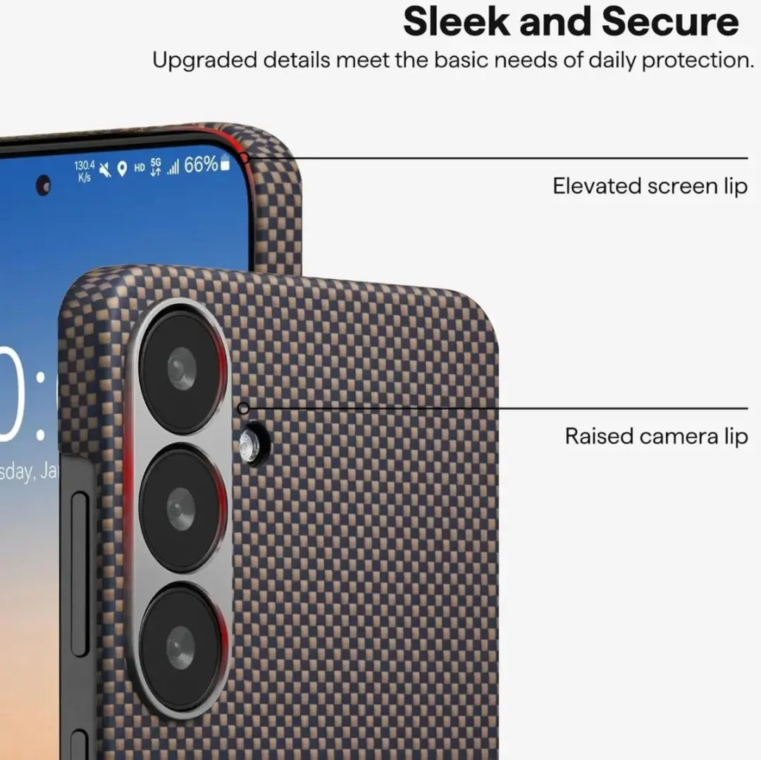 PITAKA MagEZ 6 Hoesje Samsung Galaxy S25 - Sunset - afbeelding 6 van 6