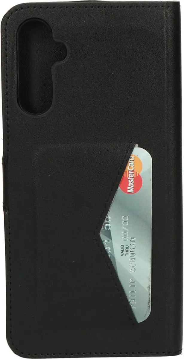 Mobiparts Galaxy A14 Wallet Hoesje - Eco Leer - Zwart - afbeelding 2 van 6