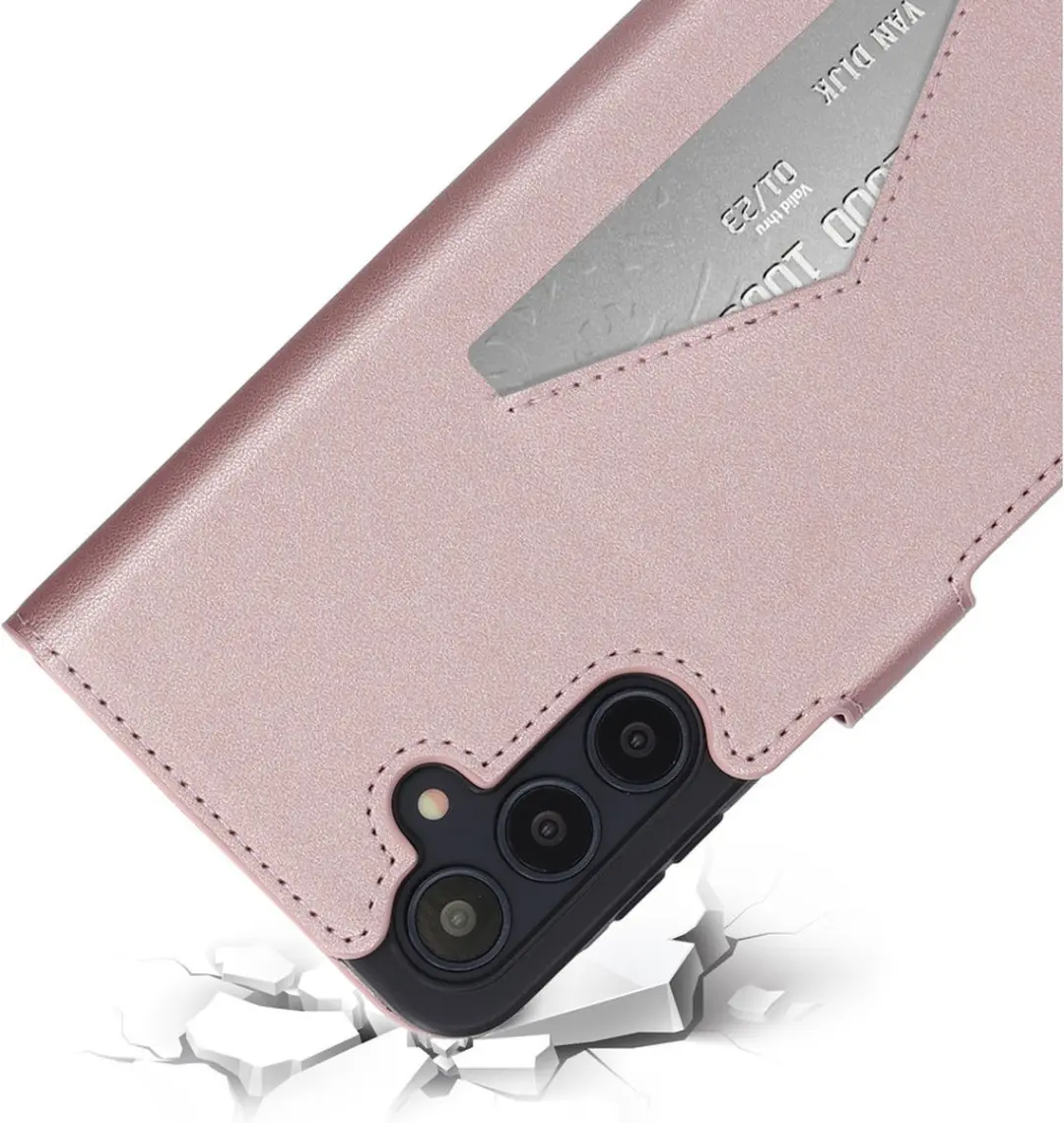 Mobiparts Wallet Hoesje Samsung Galaxy A55 MP-126418 - Roze - afbeelding 2 van 4