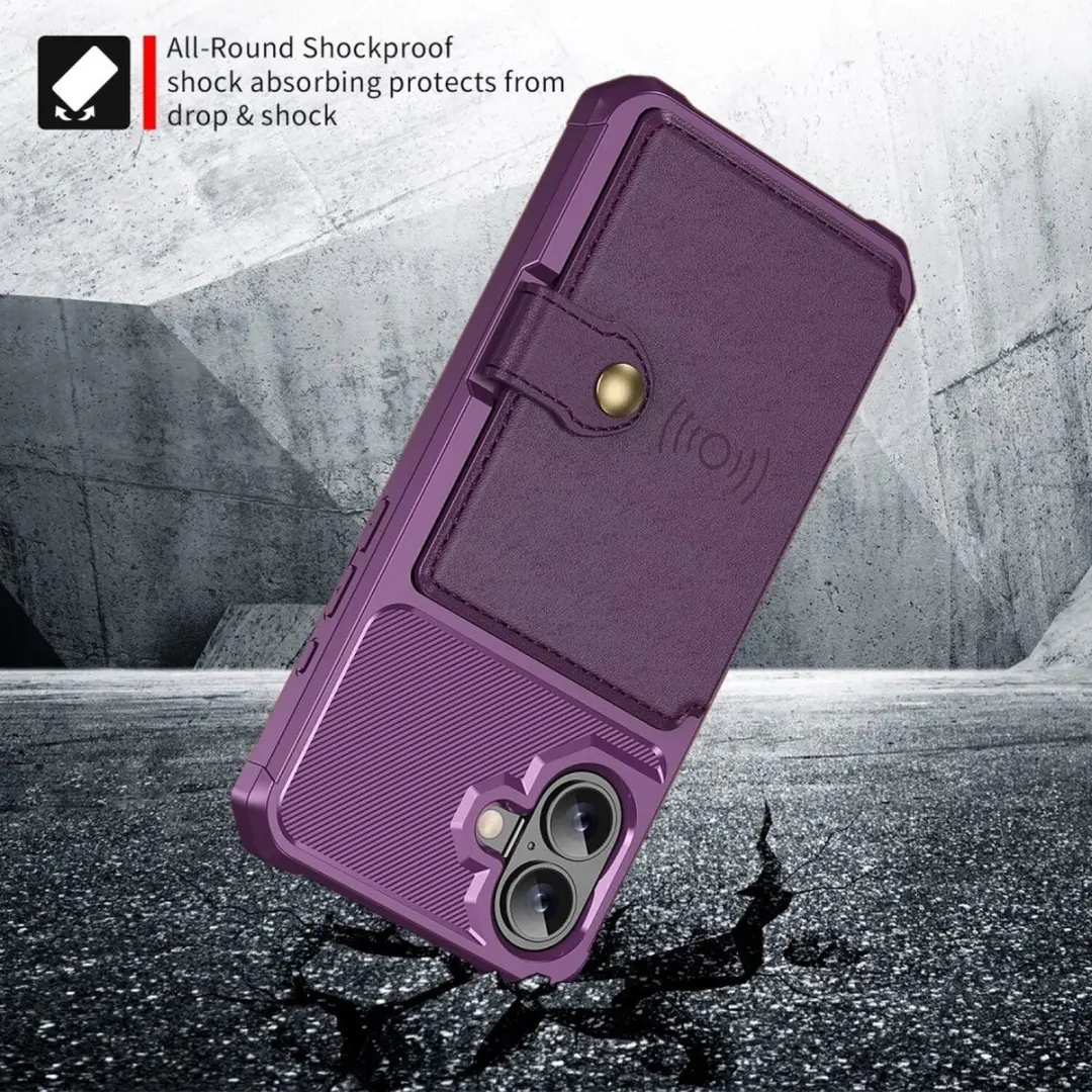 Portemonnee Hoesje iPhone 17 - Paars - afbeelding 3 van 6