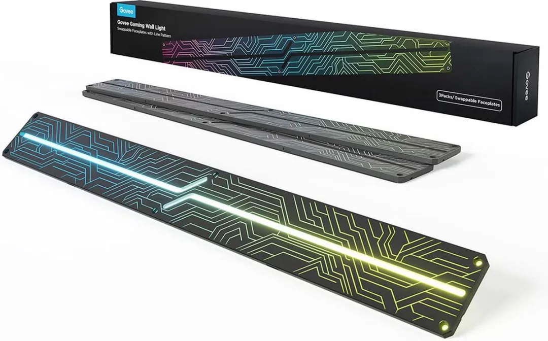Govee Gaming Wandlamp Swappable Faceplates