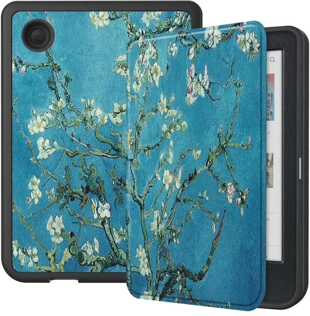 Kobo Clara Colour/Clara BW Hoes SleepCover - Bloemen