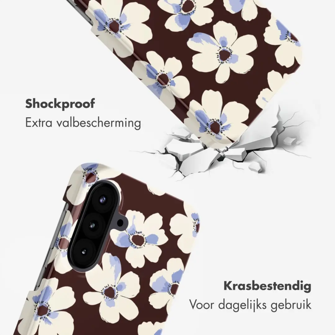 Selencia Vivid Backcover Samsung Galaxy A57 - Choco Flower Pop - afbeelding 4 van 6
