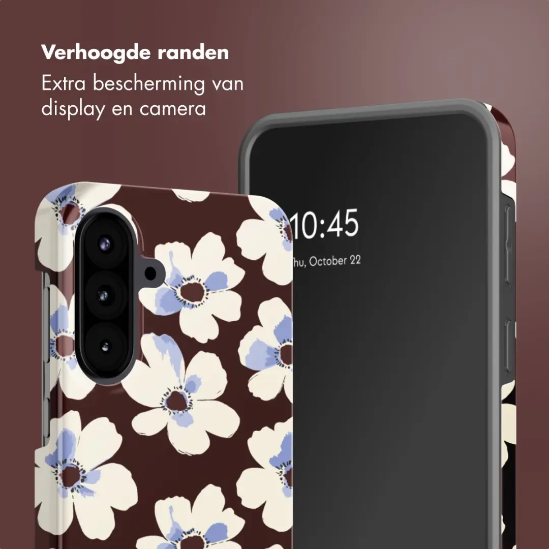Selencia Vivid Backcover Samsung Galaxy A57 - Choco Flower Pop - afbeelding 5 van 6