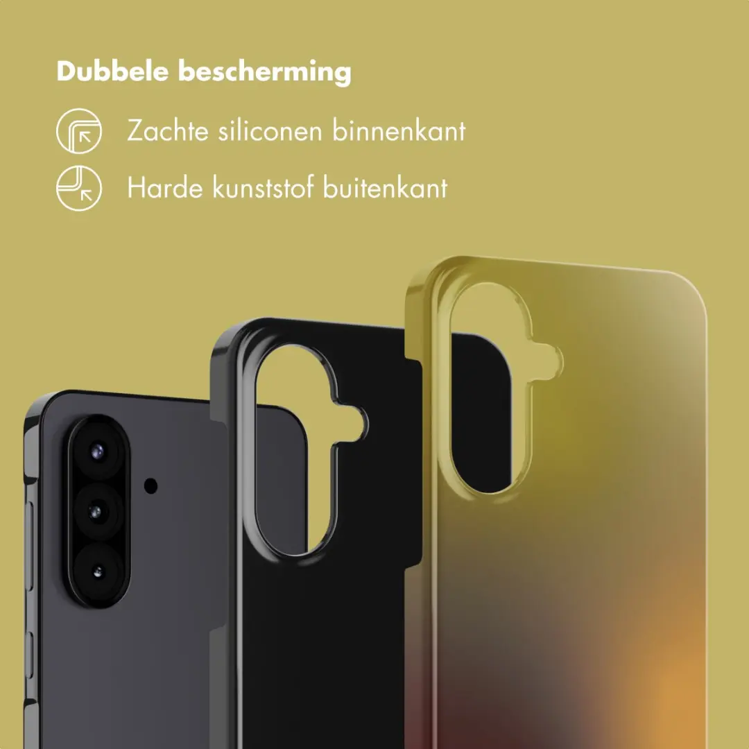 Selencia Vivid Hoesje Galaxy A57 - Gradient Olive Dust - afbeelding 3 van 6
