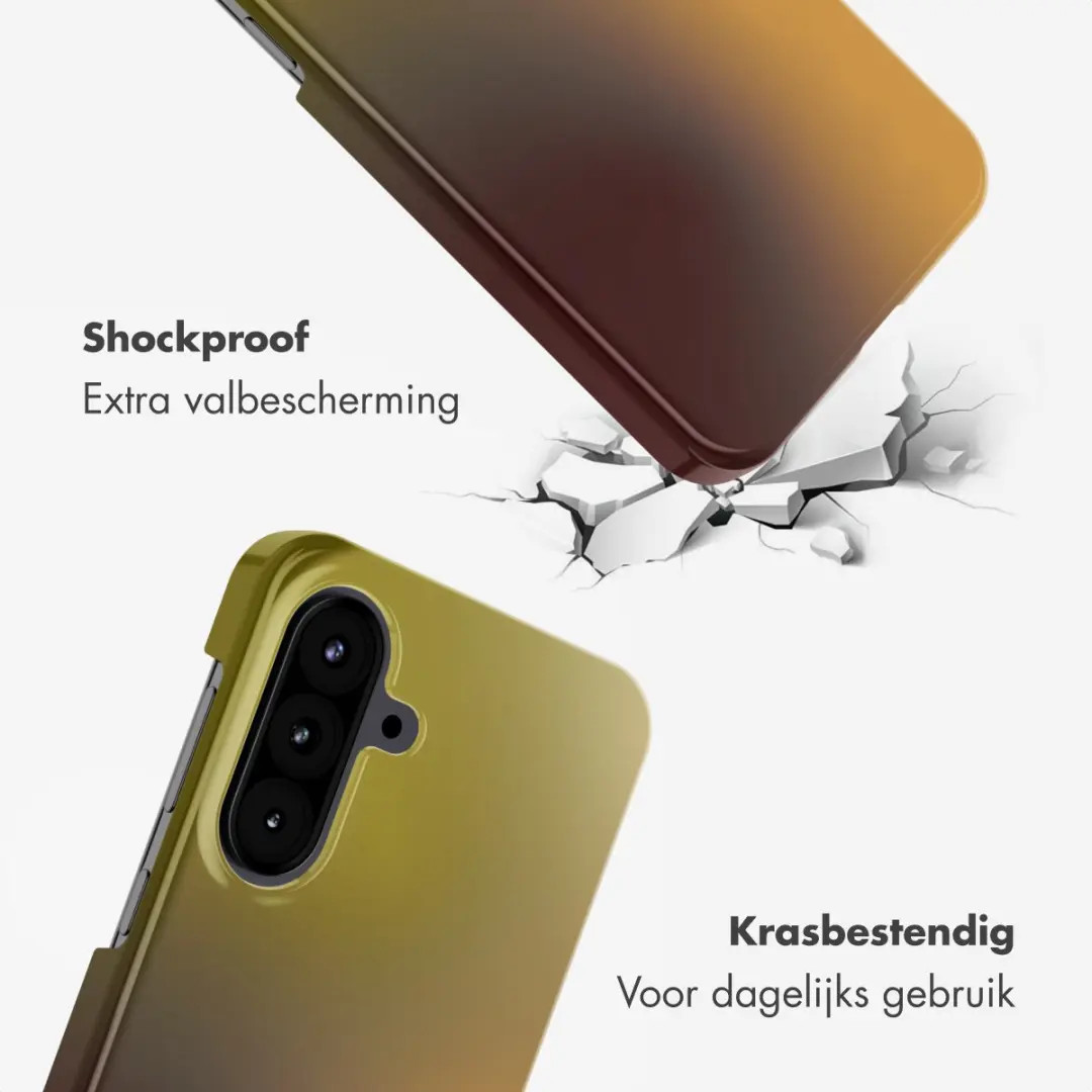 Selencia Vivid Hoesje Galaxy A57 - Gradient Olive Dust - afbeelding 4 van 6
