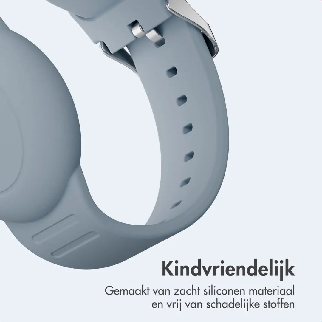 imoshion AirTag Kinderarmband - Grayish Blue - afbeelding 3 van 6