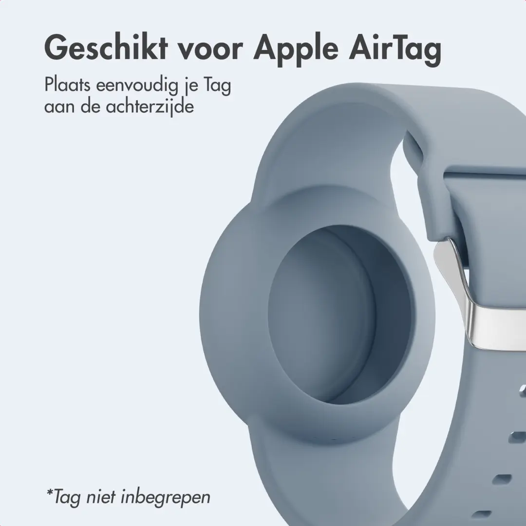 imoshion AirTag Kinderarmband - Grayish Blue - afbeelding 2 van 6