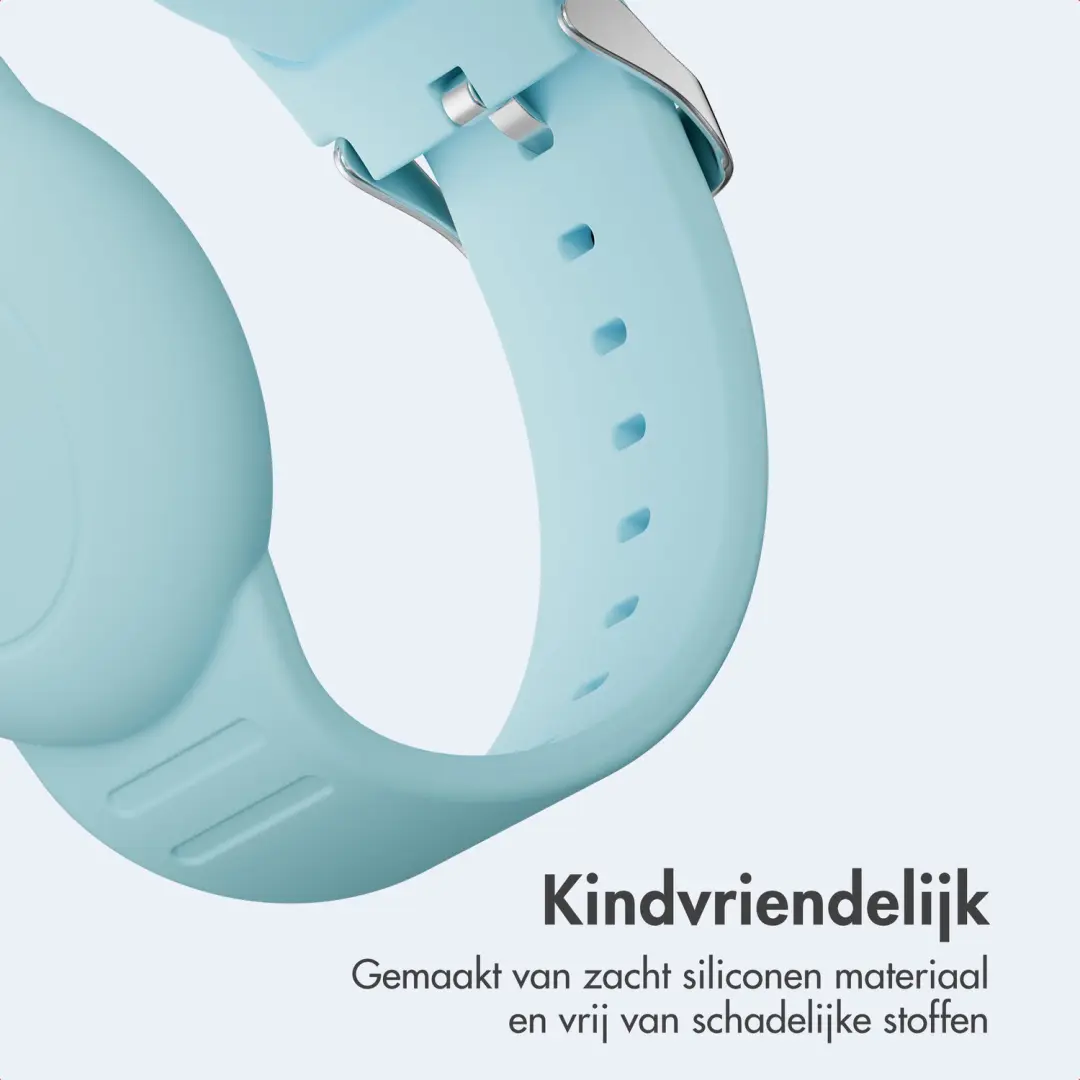 imoshion AirTag Kinderarmband - One Size - Denim Blue - afbeelding 3 van 6