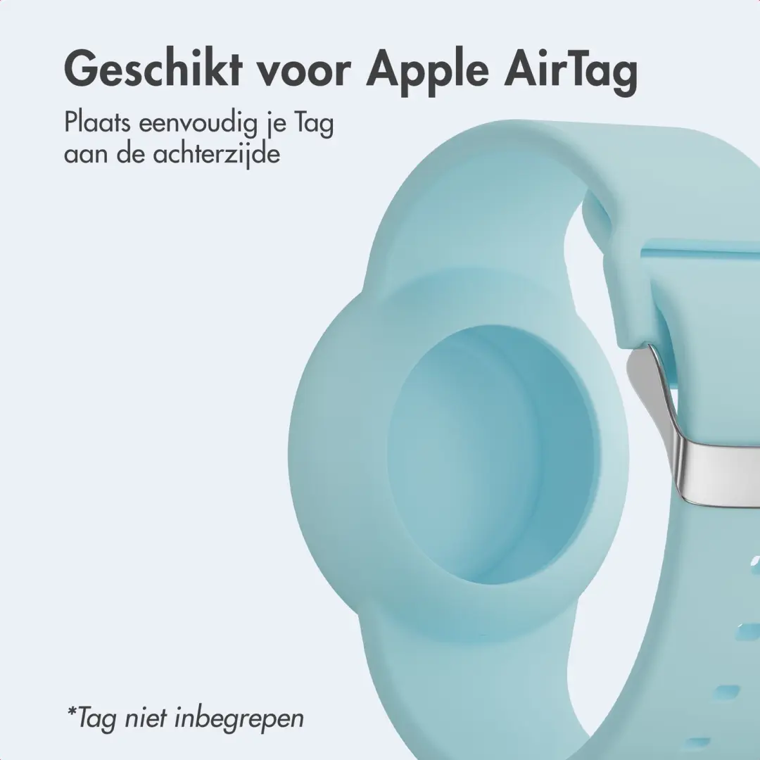 imoshion AirTag Kinderarmband - One Size - Denim Blue - afbeelding 2 van 6