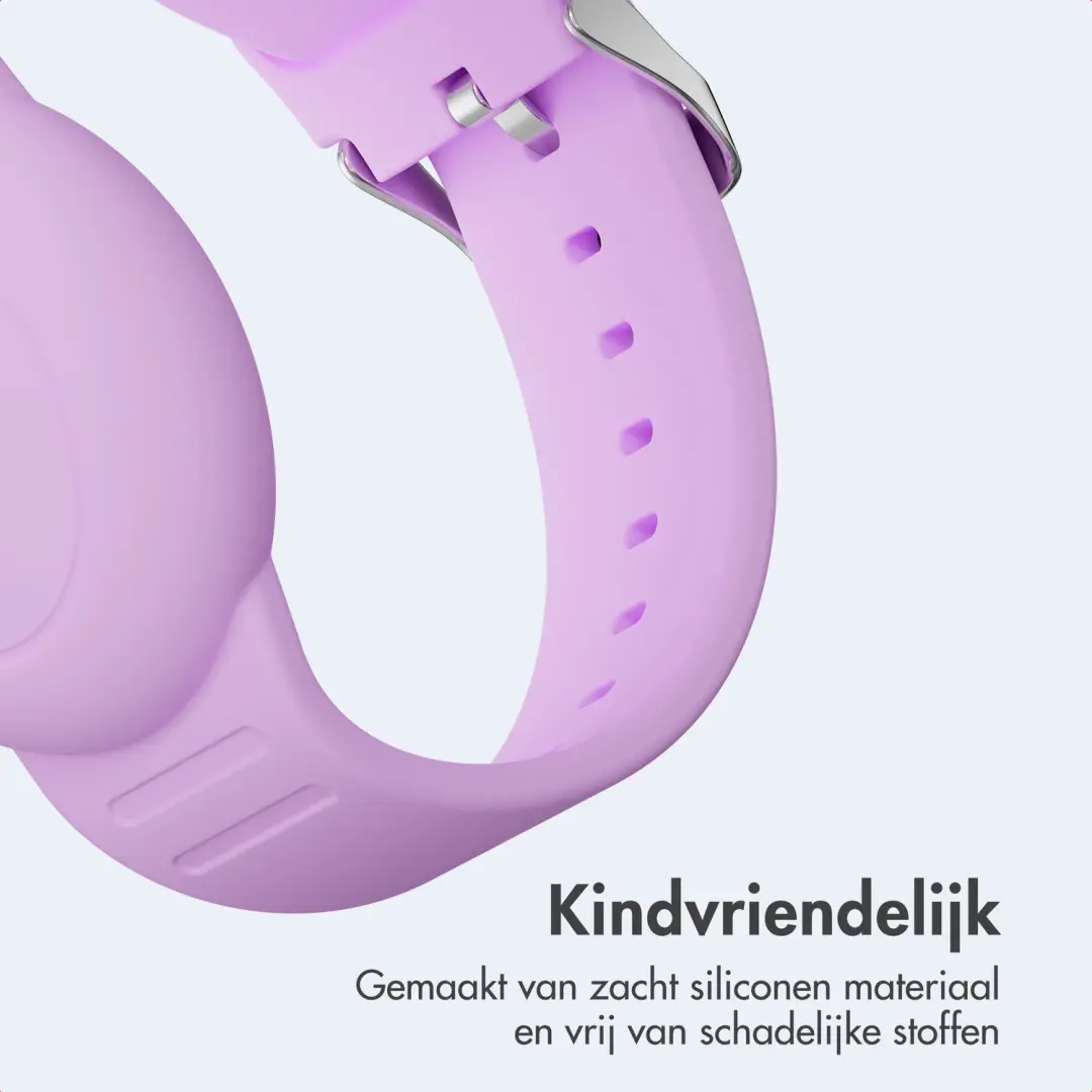imoshion AirTag Kinderarmband - Light Purple - afbeelding 3 van 6