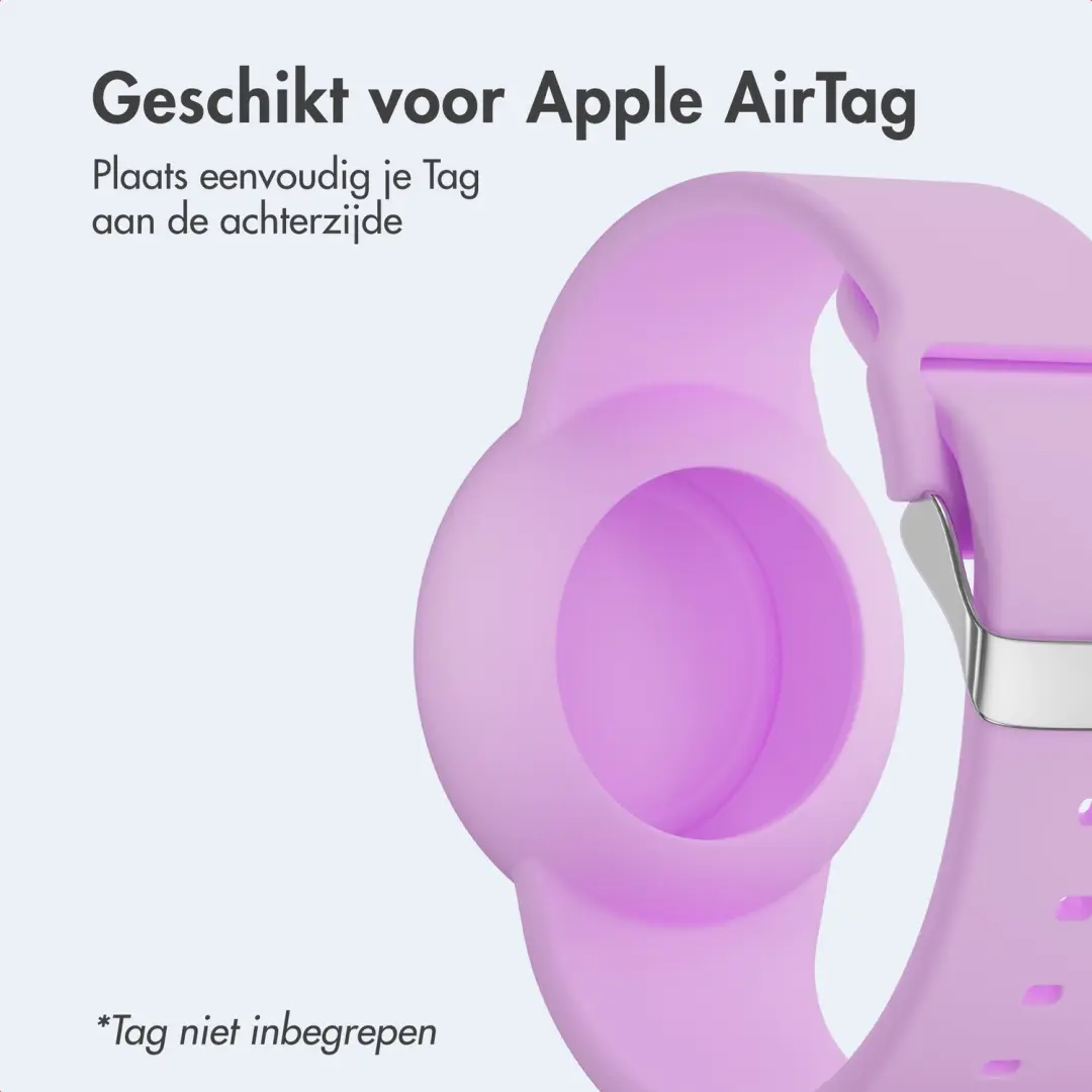 imoshion AirTag Kinderarmband - Light Purple - afbeelding 2 van 6