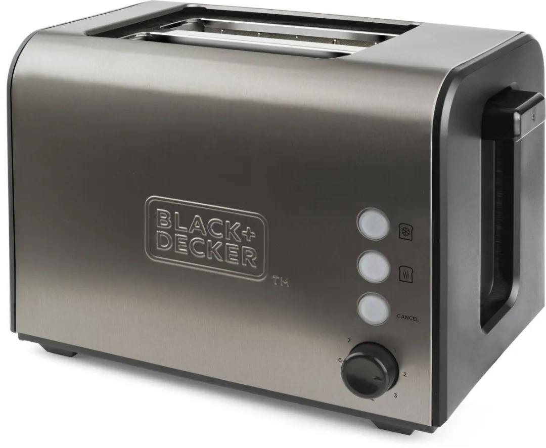 BLACK+DECKER BXTO900E Broodrooster 2 Sleuven 900W