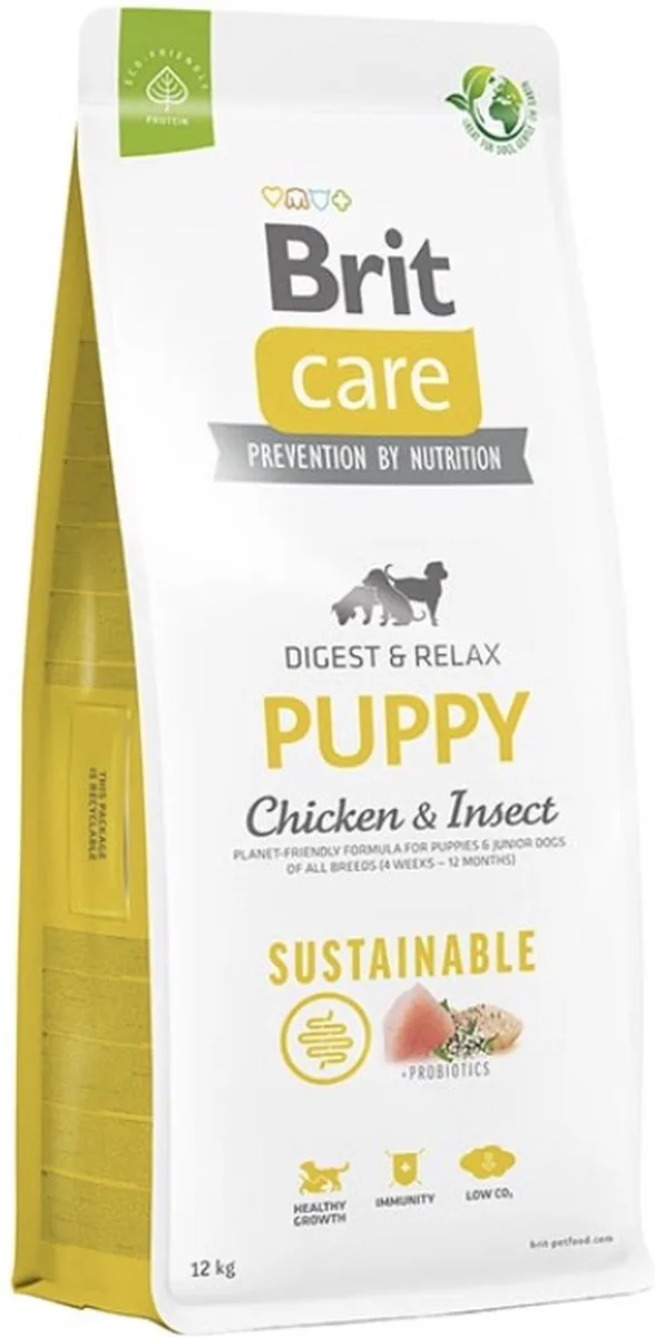 Brit Care Sustainable Puppy Digest & Relax Kip - 12 kg