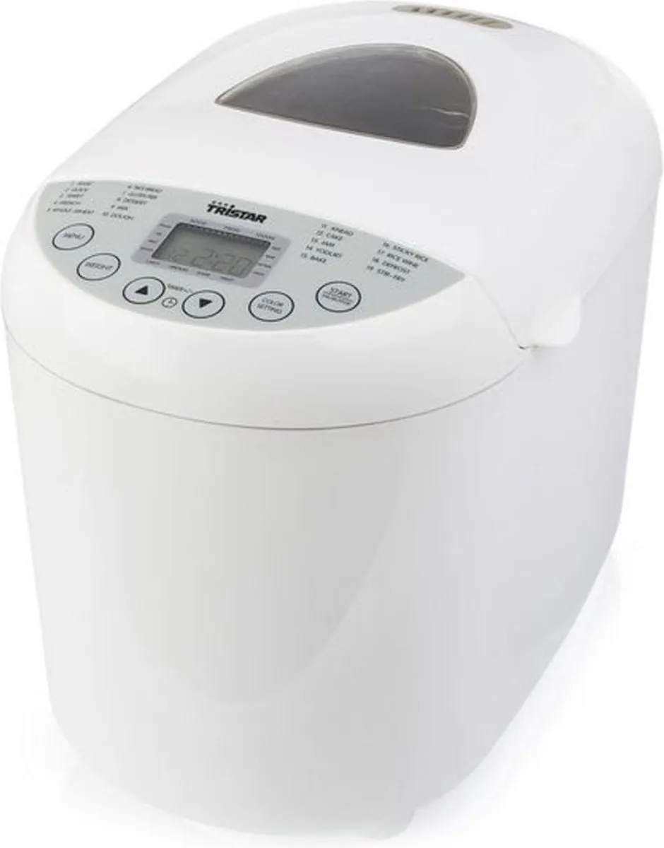 Tristar BM-4586 Broodbakmachine - 19 Programma's - 550W - 1 kg - Wit