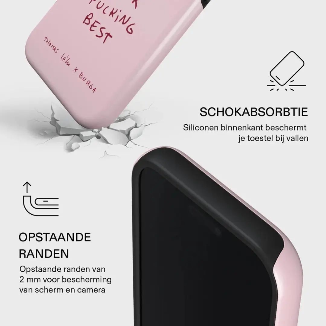 Burga Tough Backcover iPhone 17 Pro MagSafe - Roze - afbeelding 4 van 4