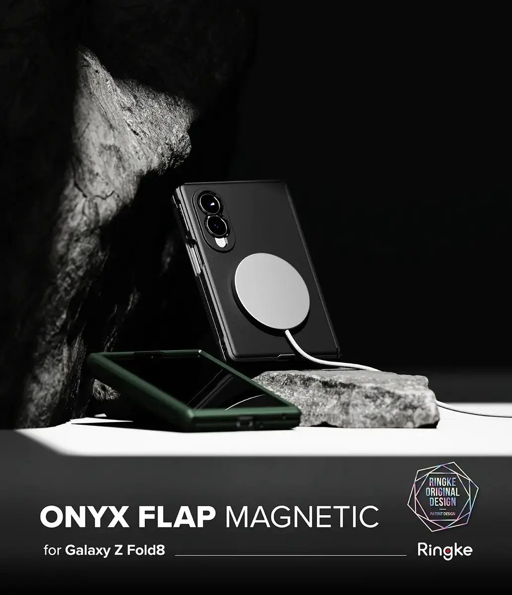 Ringke Onyx Flap Hoesje Galaxy Z Fold 8 Ultra - Groen - afbeelding 3 van 6