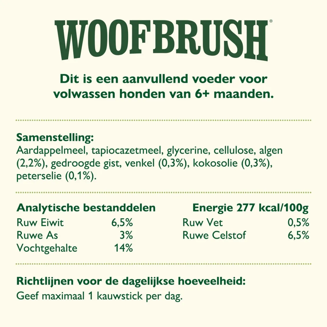 Lily's Kitchen Woofbrush Dental Chew Medium - 5x196g