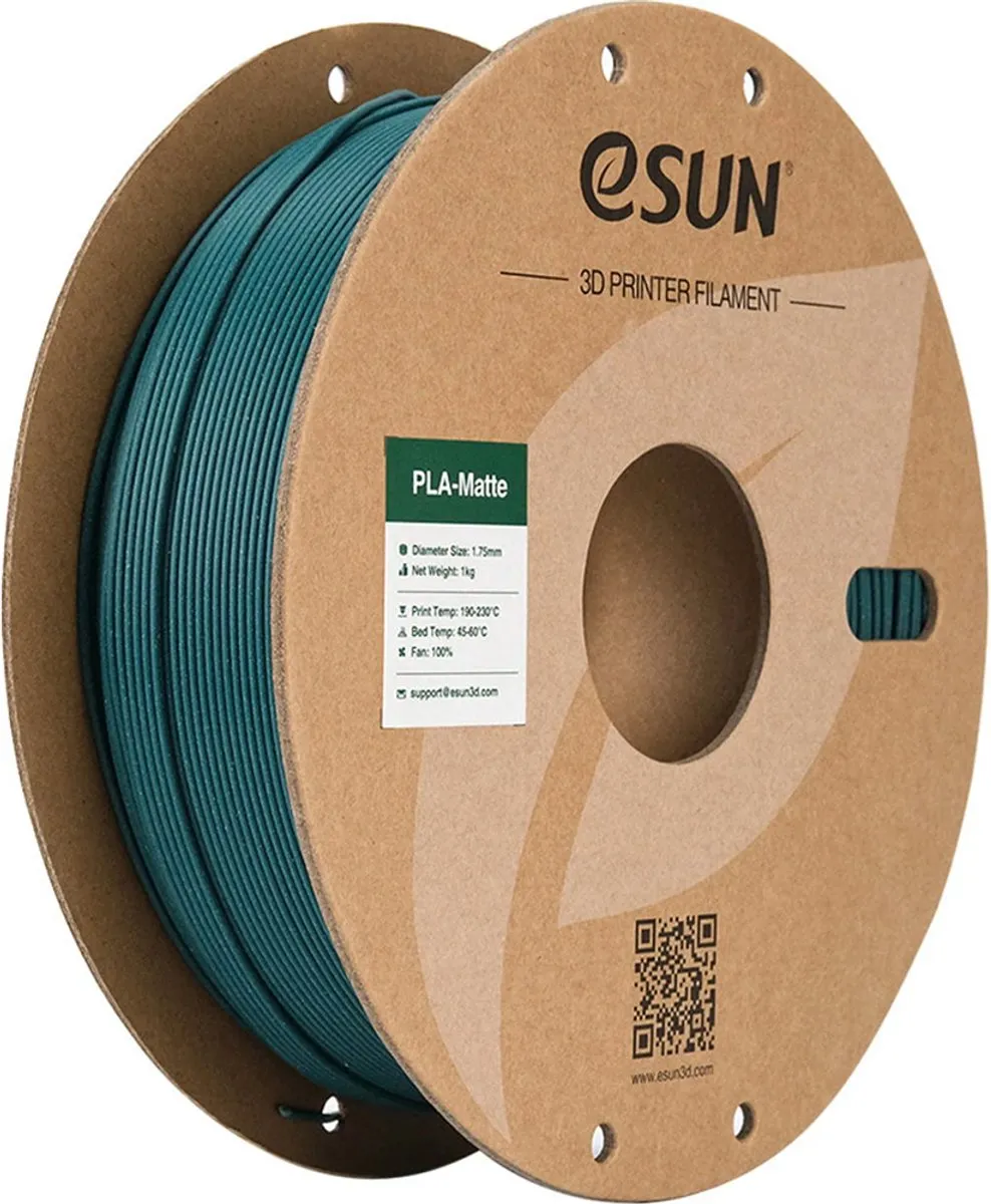 ESUN PLA-Matte Morandi Groen 1.75mm 3D Printerfilament 1kg