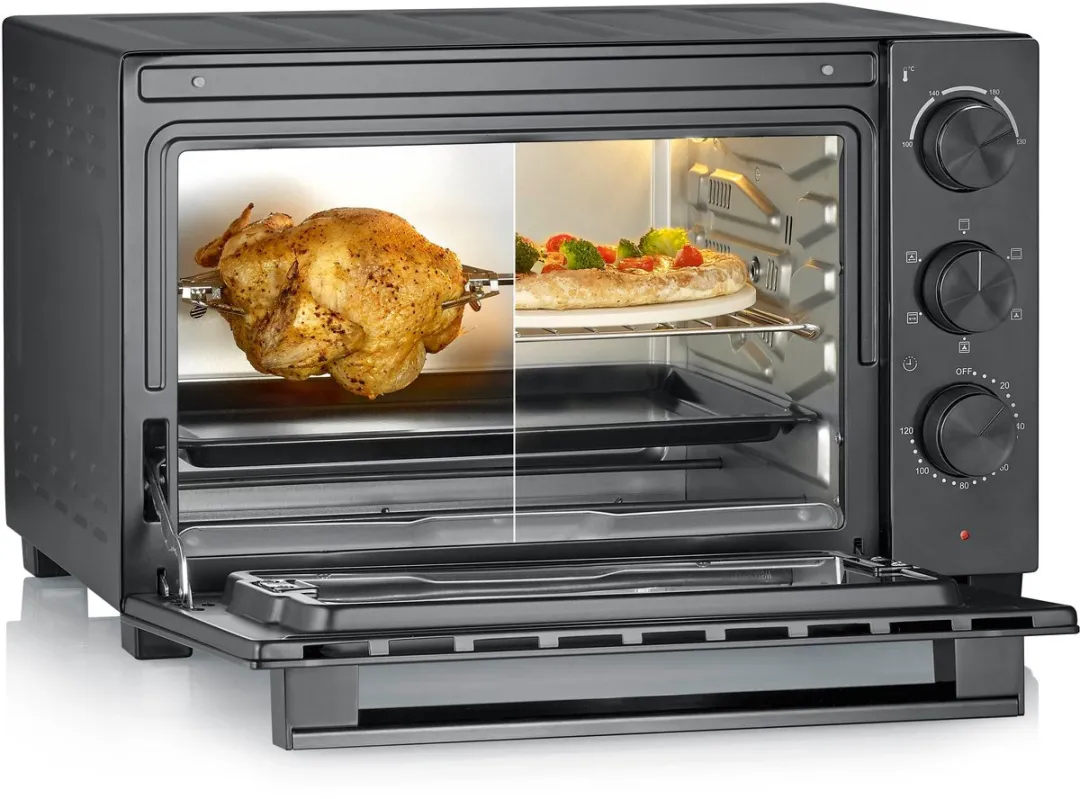Severin TO 2075 Bak- en Braadoven 30L - 1600W - Zwart