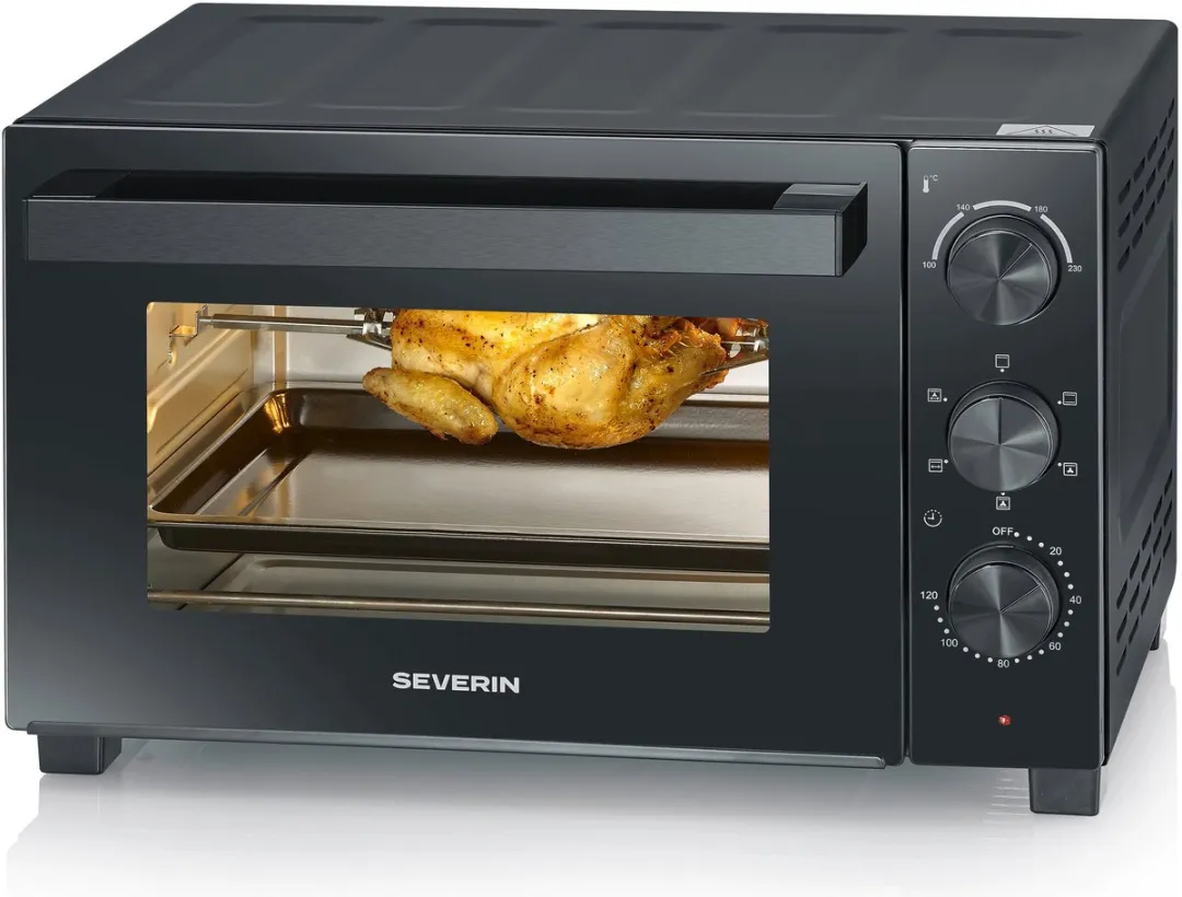 Severin TO 2075 Bak- en Braadoven 30L - 1600W - Zwart