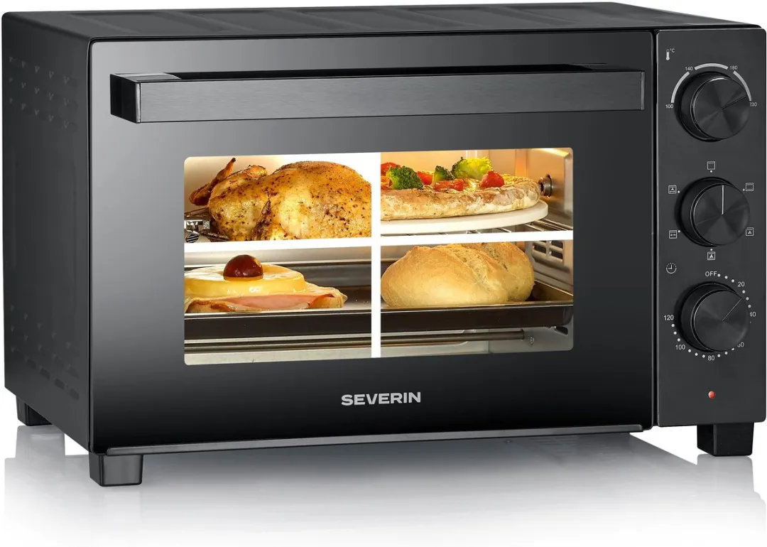 Severin TO 2075 Bak- en Braadoven 30L - 1600W - Zwart - afbeelding 6 van 6