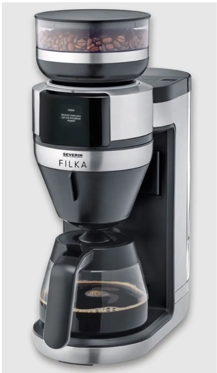 Severin KA 4852 Volledig Automatisch Koffiezetapparaat - 10 Kopjes - 1520W - Zwart/Zilver