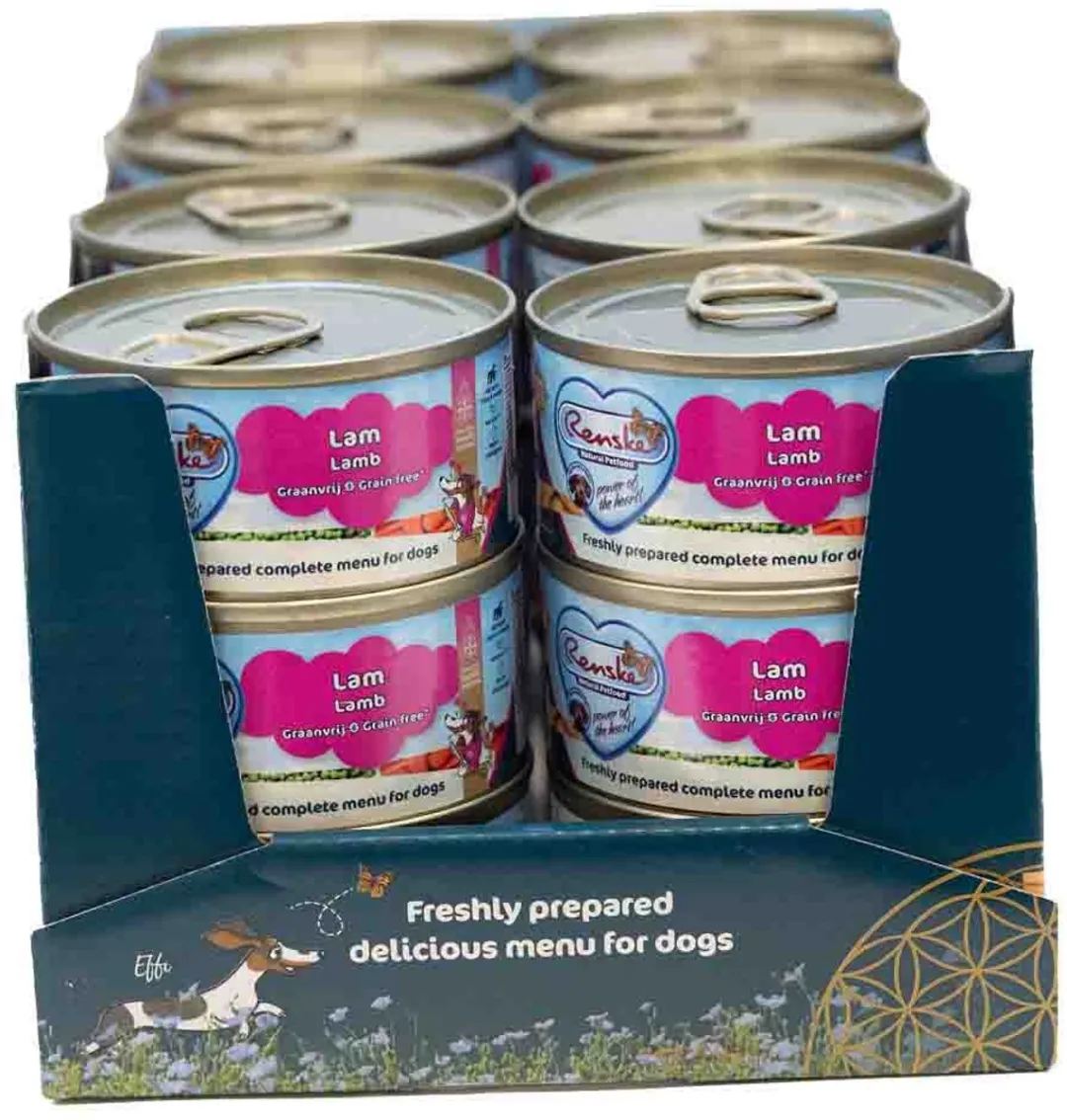 Renske Blik Lam Graanvrij Complete Menu 95g - 24 Stuks