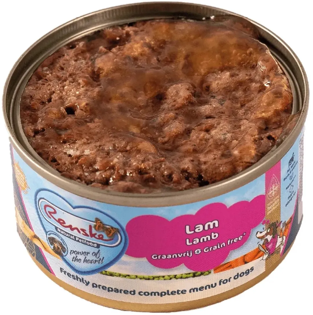 Renske Blik Lam Graanvrij Complete Menu 95g - 24 Stuks