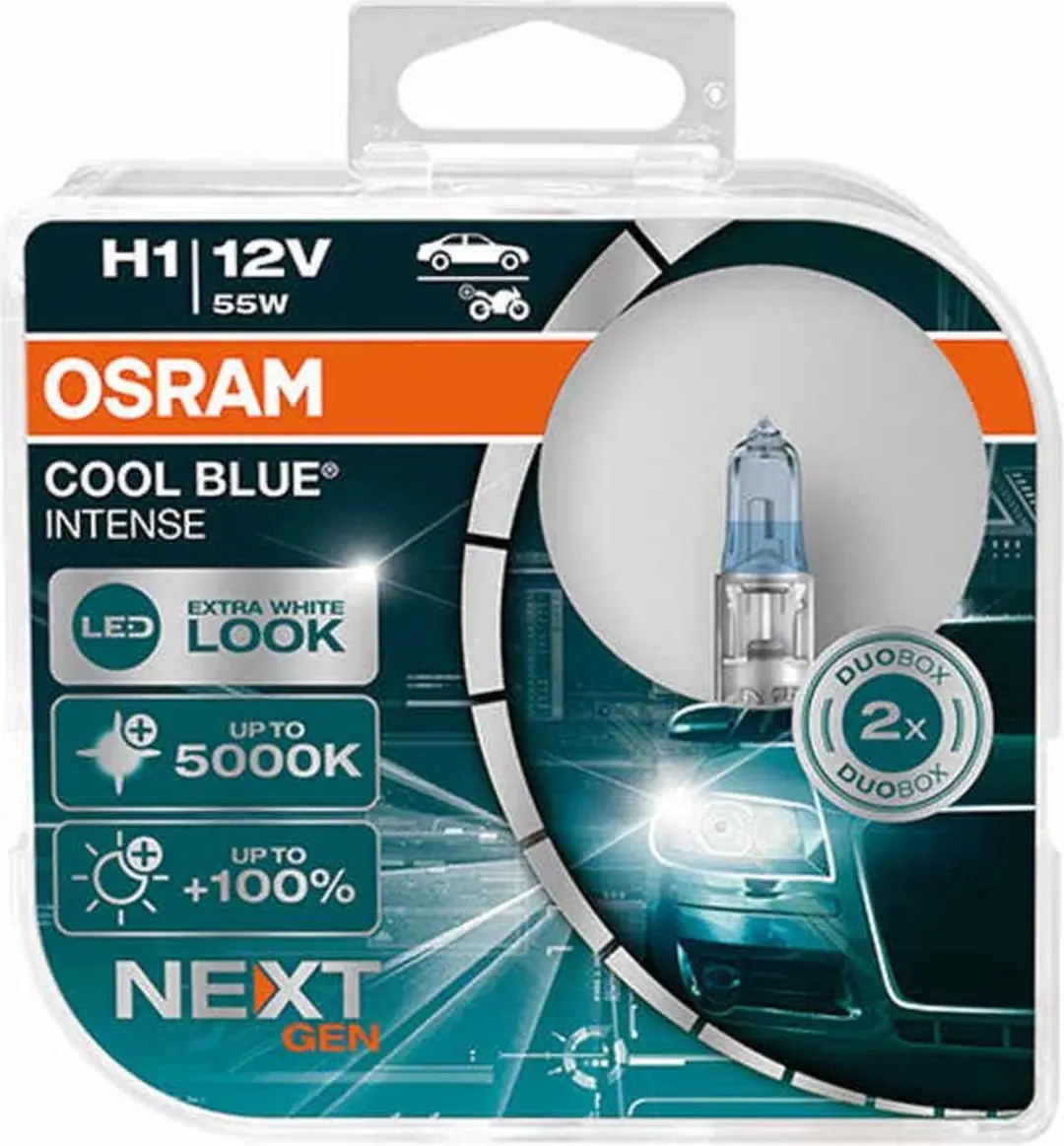 Osram Cool Blue Intense 64150CBN-HCB H1 Autolamp - 2 stuks - afbeelding 3 van 3