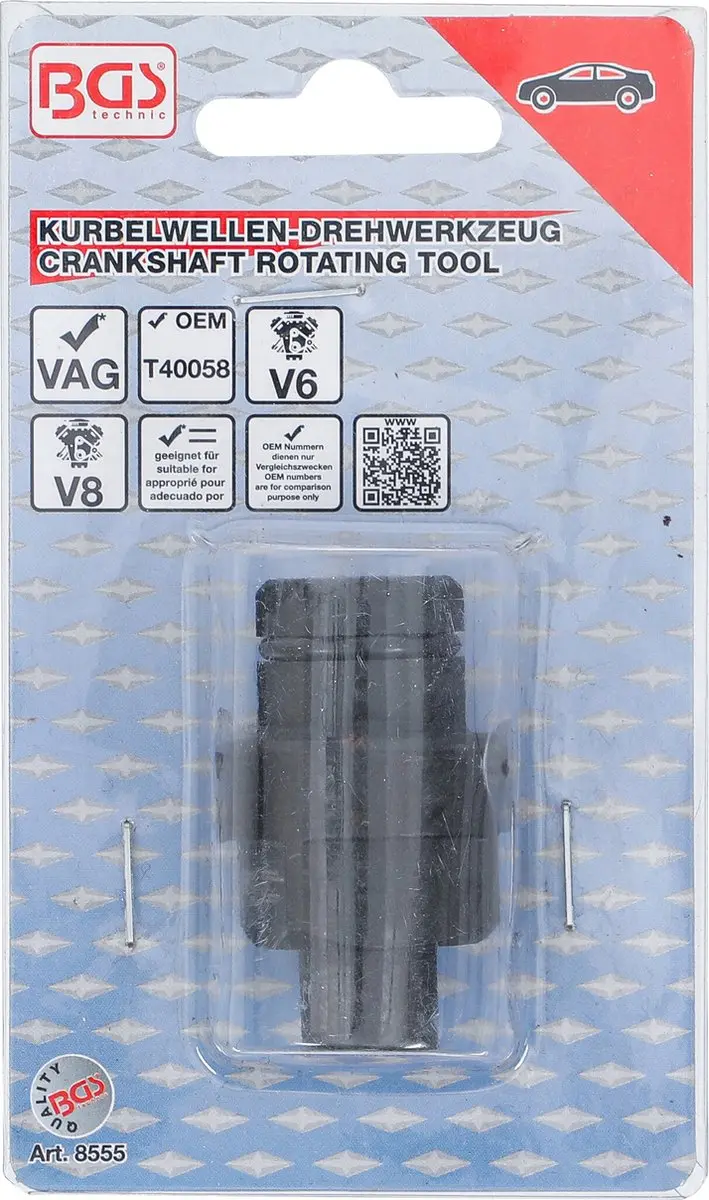 BGS technic 8555 Krukas Draaigereedschap voor VW/Audi - Zwart - afbeelding 6 van 6