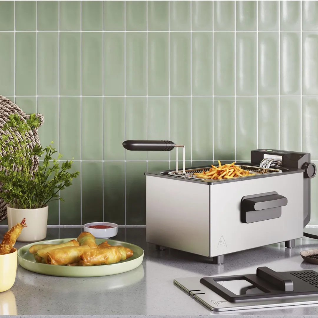 Tristar FR-9338 Frituurpan 3L - 2000W - Zilver/Zwart