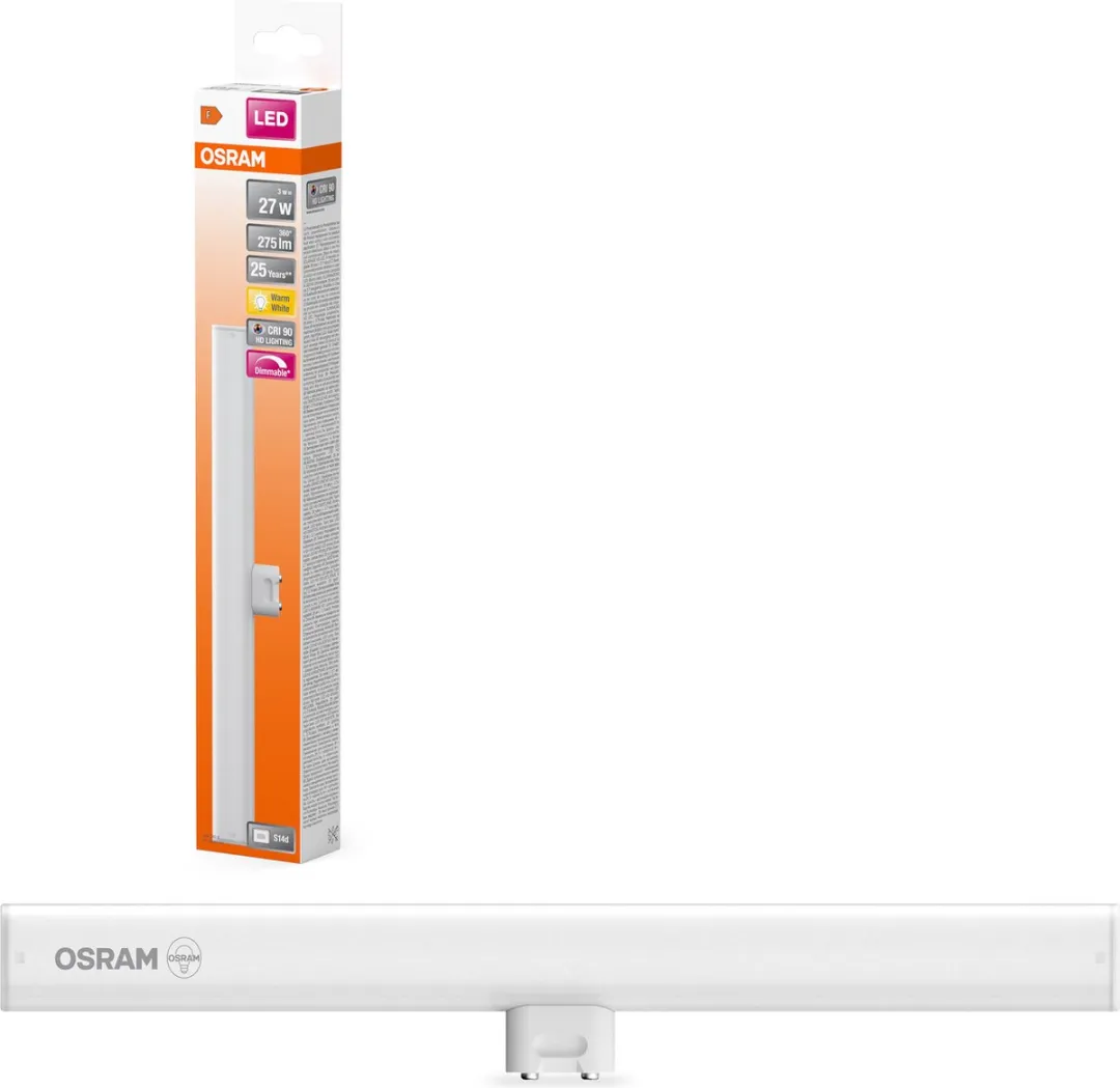 Osram LEDinestra HD S14d 3W 275lm - Mat - Zeer Warm Wit