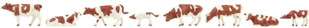 Faller Cows Bruin Gevlekt H0 Straatdecoratie - FA151903