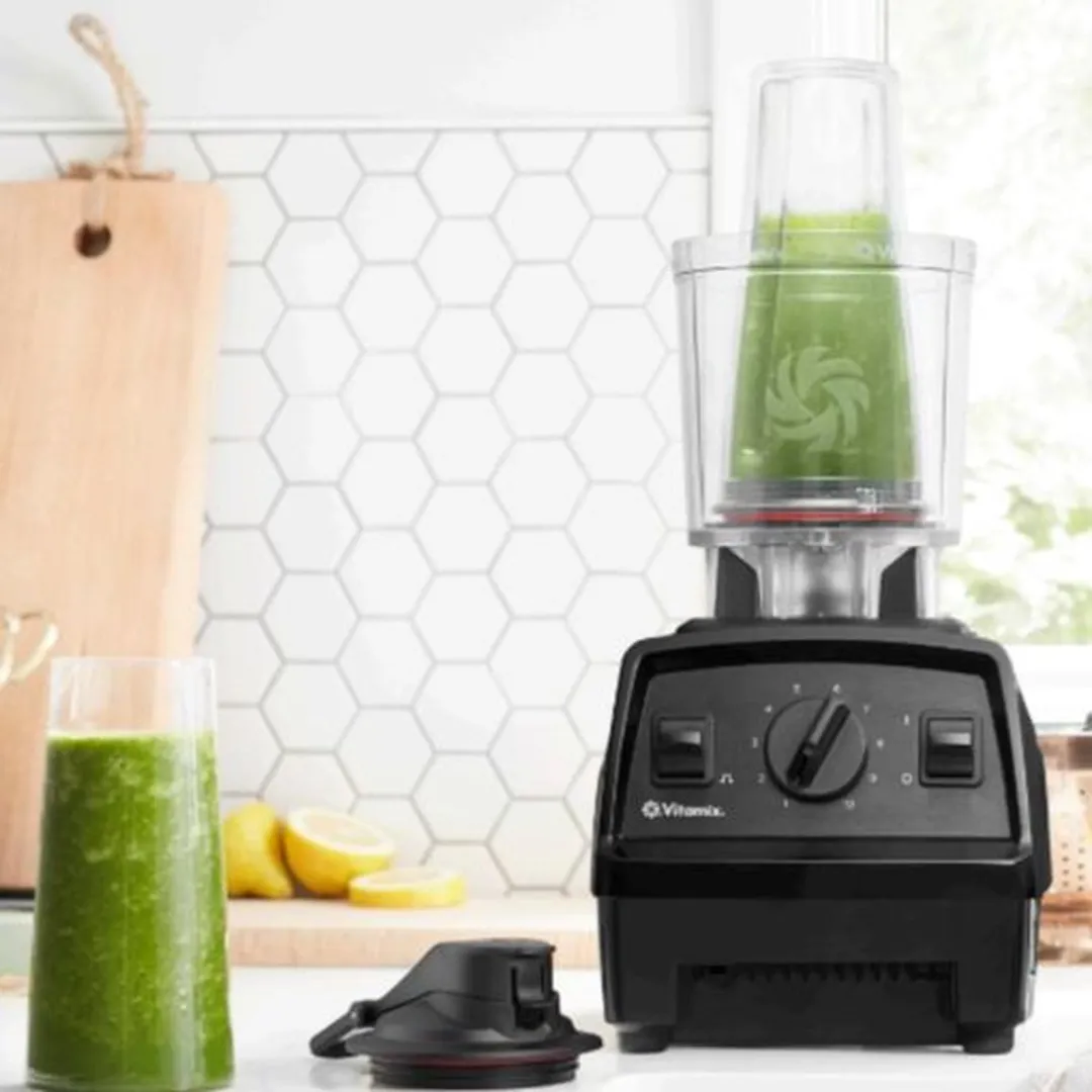 Vitamix Blender to go Bekers 0,6L - 2 Stuks - Zwart/Transparant