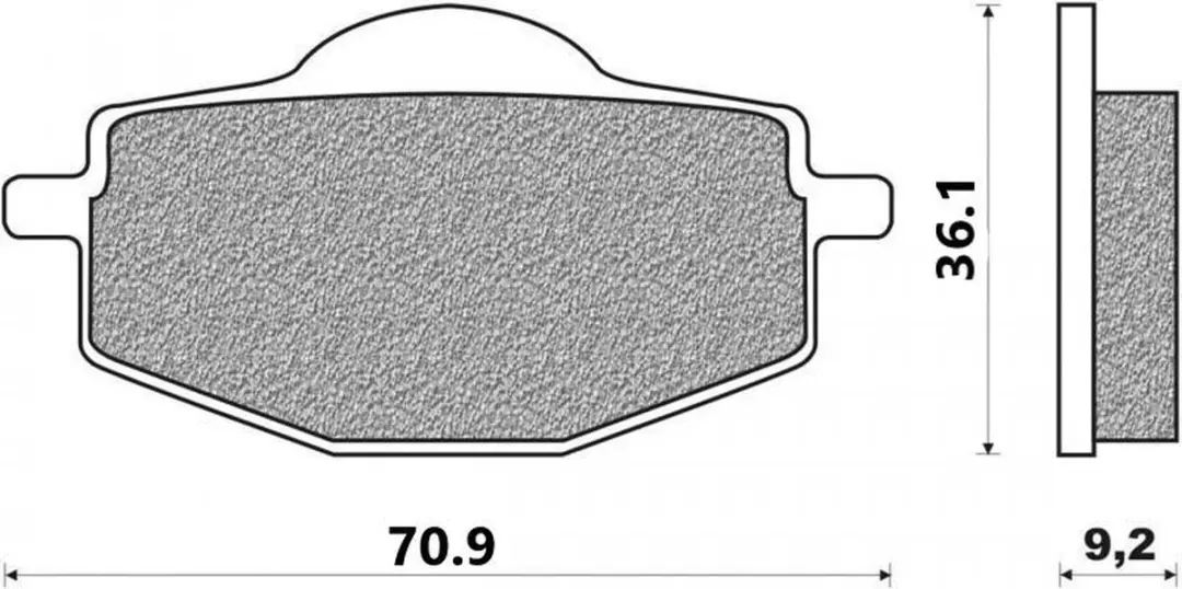 Plaquette de frein Brembo pour Moto Yamaha 50 TDR 1990 à 2020 Neuf