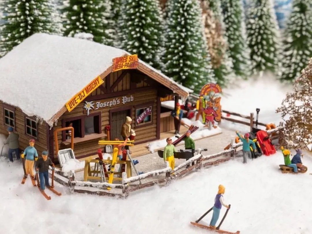 Noch Winterdag Figuurenthema H0 - Multicolor