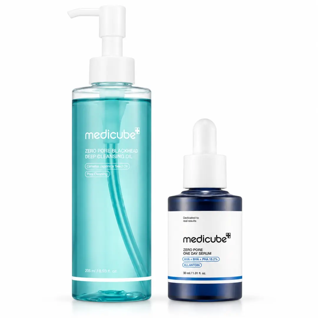 Medicube Zero Pore Blackhead Deep Cleansing Oil 205ml + Zero pore One day serum
