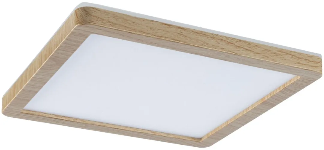 Paulmann Atria Shine LED-paneel 8W 1160lm 3000-6500K Houtlook