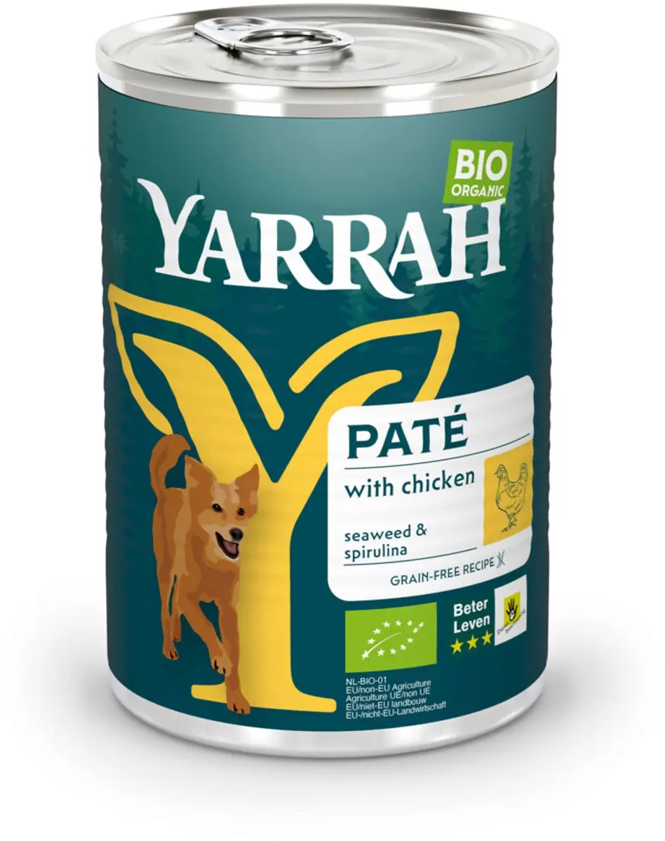 Yarrah Hondenvoer Paté Kip 400g