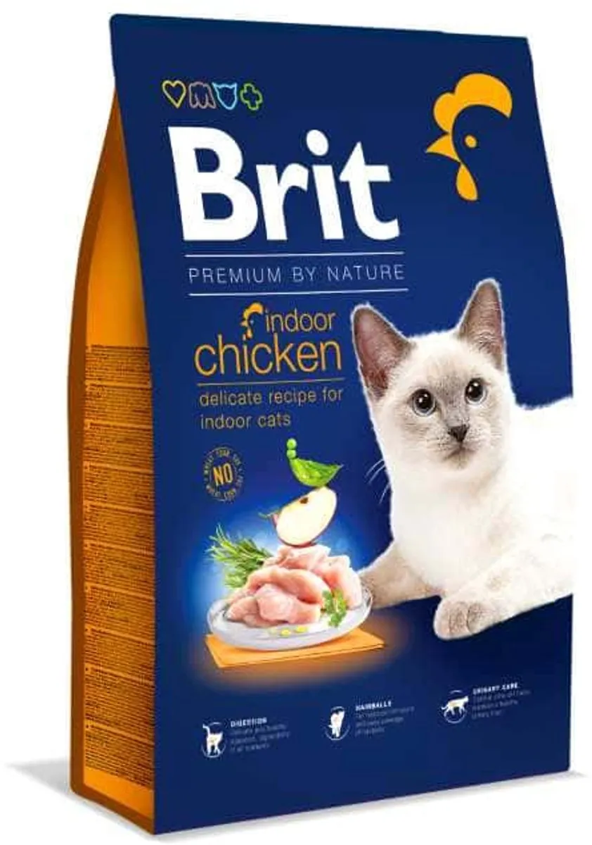 Brit Premium by Nature Kattenvoer Indoor Chicken 8kg