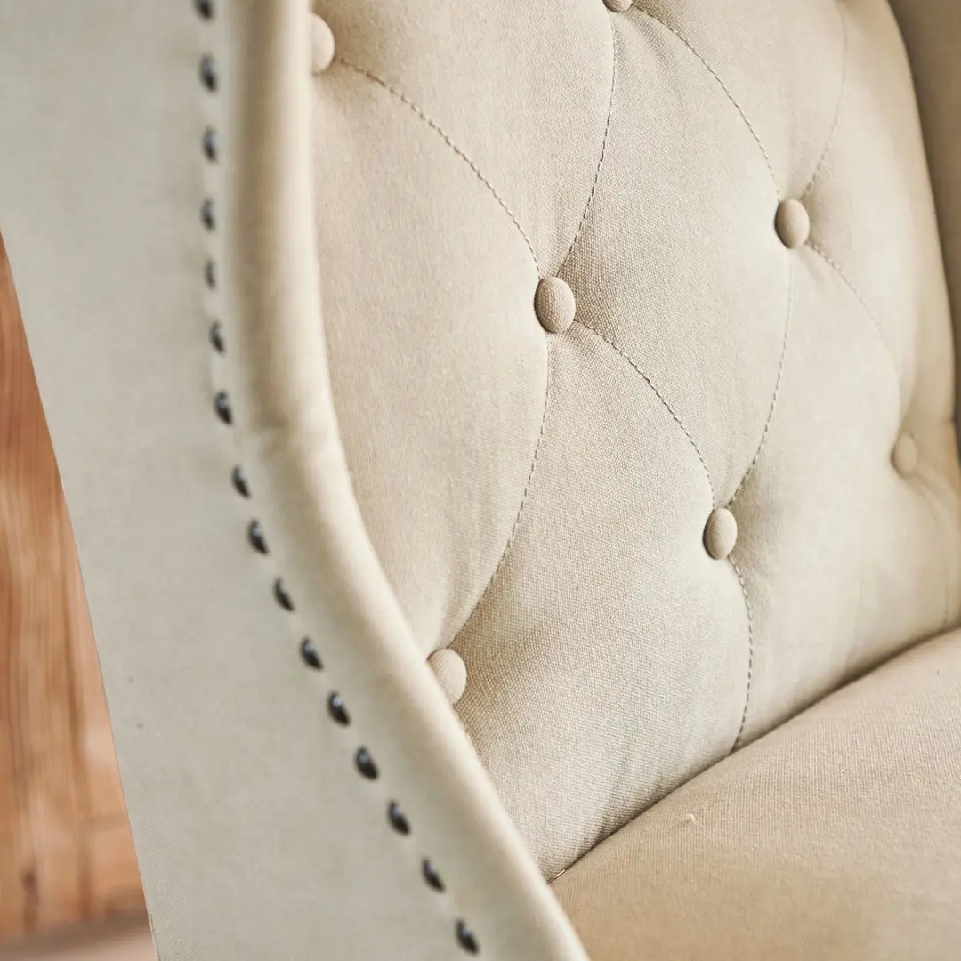 Loberon Remi stoel beige - afbeelding 4 van 6